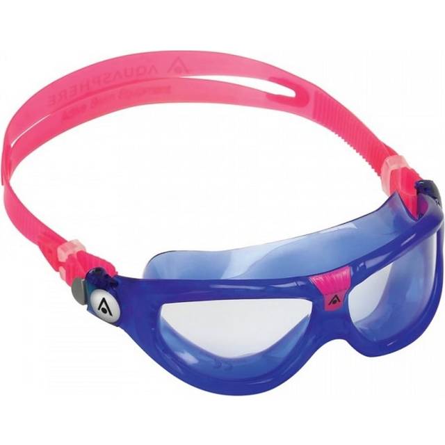 Aquasphere Childrens/Kids Seal 2 genomskinliga simglasögon One Size blå/rosa