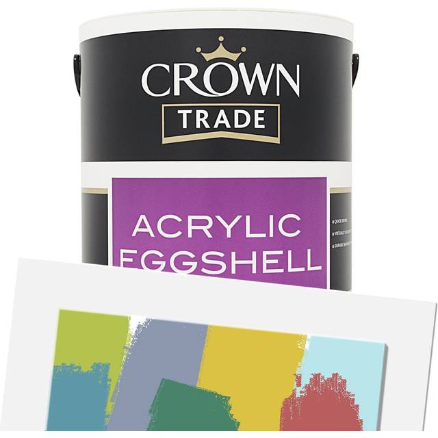 Crown Trade - Acrylic Eggshell (Tinted) 5L