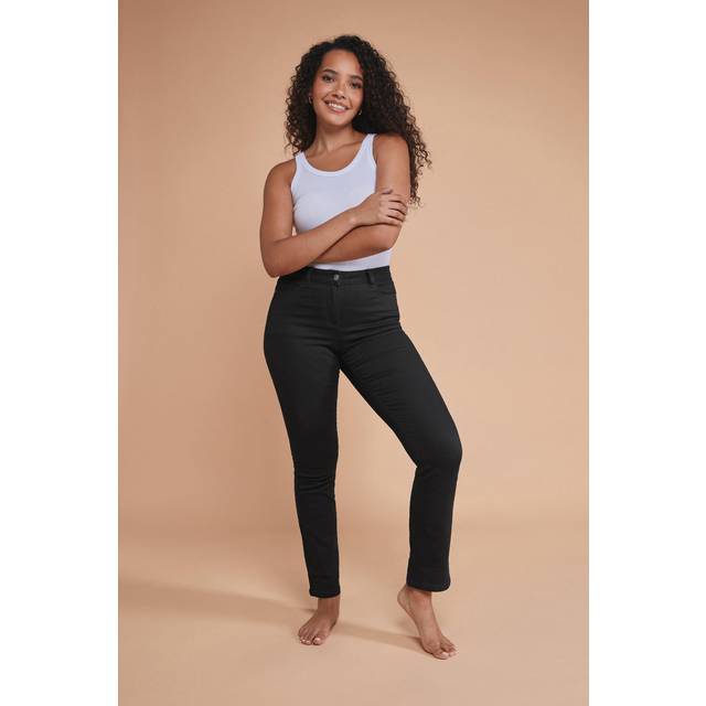M&Co Black Straight Leg Jeans Regular > 26 M&Co Womens - Regular 26
