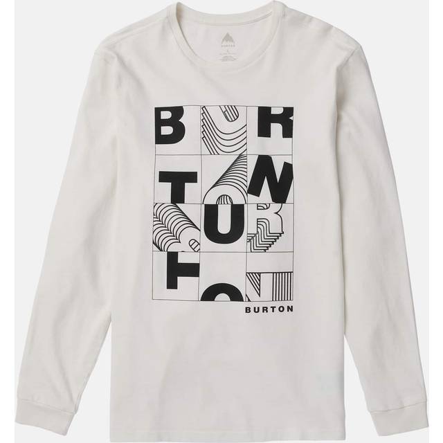 Burton Men's Airshot Long Sleeve T-Shirt, Stout White, S