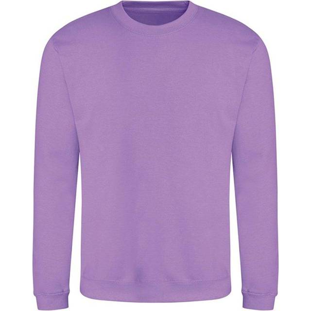 (M, Digital Lavender) AWDis Just Hoods AWDis Unisex Crew Neck Plain Sweatshirt (280 GSM)
