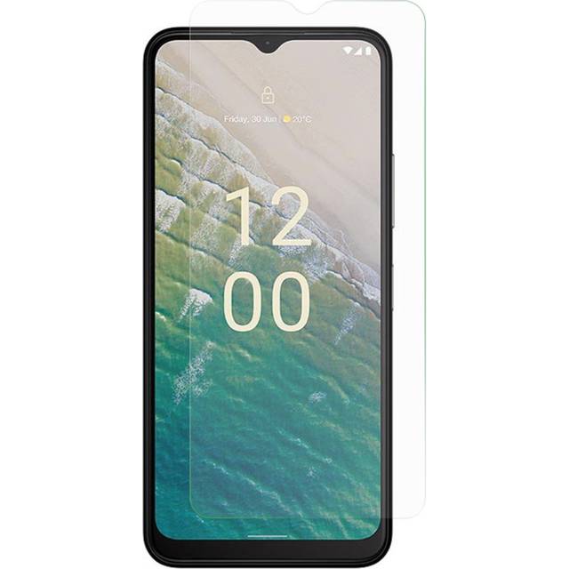 Nokia C32 Arc Edge Skärmskydd i Härdat Glas - Case Friendly - Genomskinlig