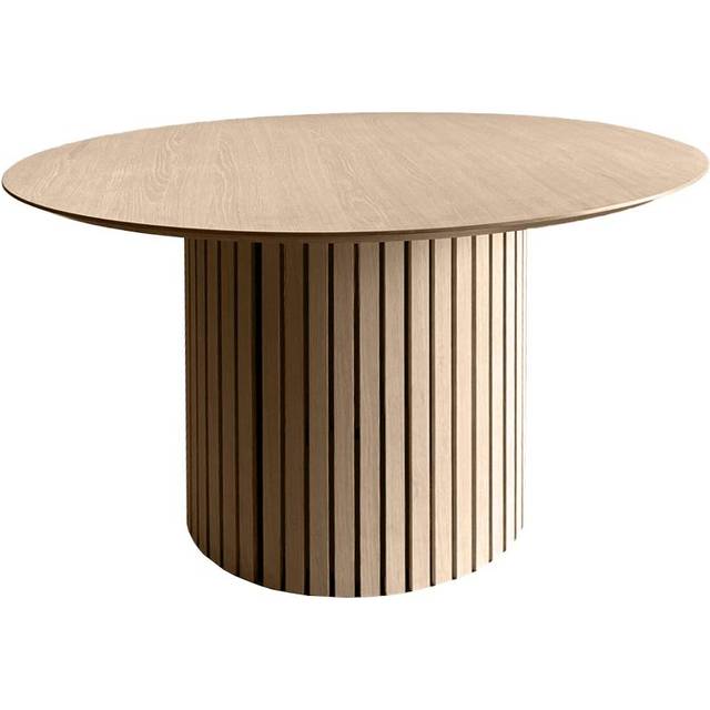Linley Round Dining Table In White Oak