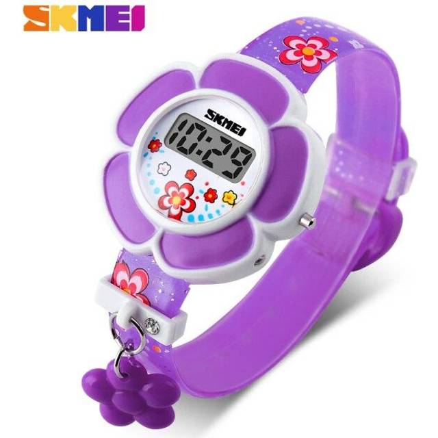 SKMEI Children 's Watch Kids Electronic Digital Watches Sport Silicone Boy Girl WristWatch Silicone Digital Watch red