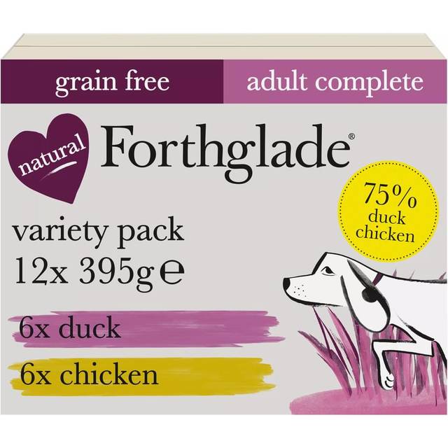 Forthglade Complete Meal Grain-Free Adult Dog - Duck & Chicken - 12 x 395g