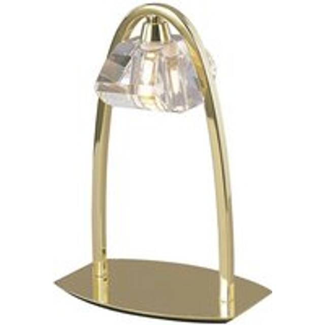 Mantra M0425PB Alfa Large Table Lamp 1 Light G9 Polished Brass