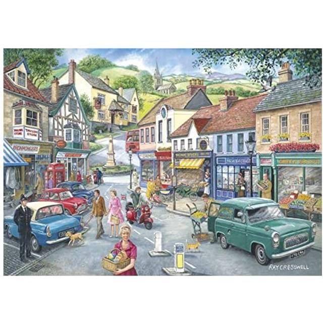 The House Of Puzzles, No.23 - At The Shops, 1000 Piece Jigsaw Puzzle, Multi