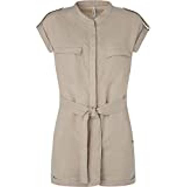 Pepe Jeans for woman. PL230428 Overall Alina black (S), Brown, Casual, Viscose, Short sleeve