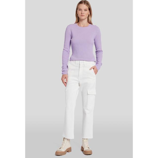 7 For All Mankind - Cargo Logan Whisper White Off White - Cargo Pant - white