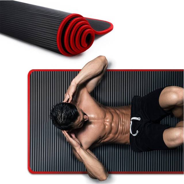 10mm Thickened Non-slip Yoga Mats Fitness Sports Gym High Quality NRB Tasteless Yoga Women Men Exercise Pilates Yoga Mat Bag