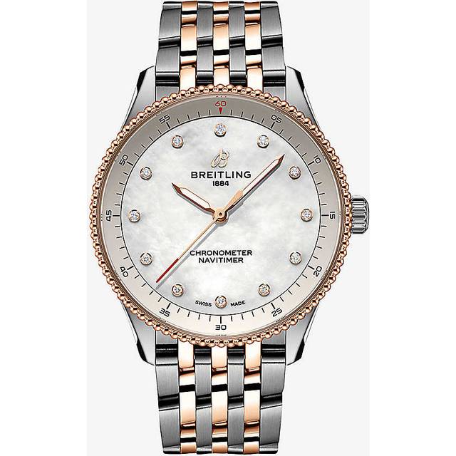 Breitling Unisex Mother of Pearl U77320e61a1u1 Navitimer 32 18ct Red Gold-plated Stainless-steel Quartz Watch 1 Size - MOTHER OF PEARL