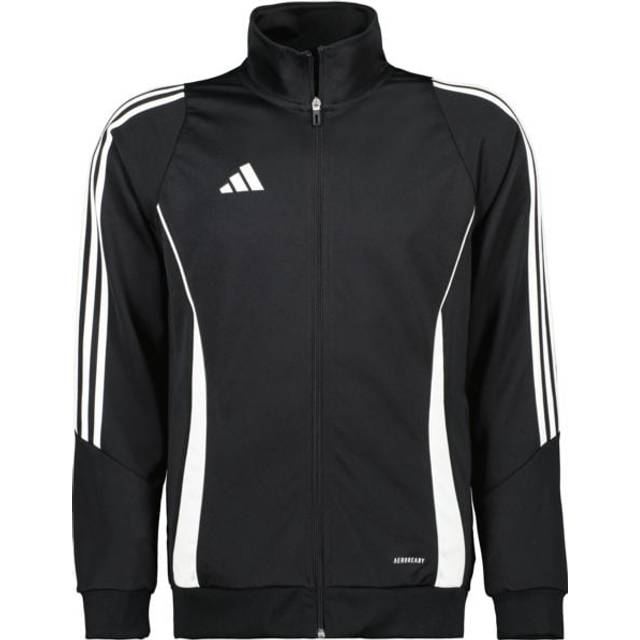 adidas Träningströja Tiro 24 Full Zip - Svart/Vit Barn - ['Svart'] (164 cm)