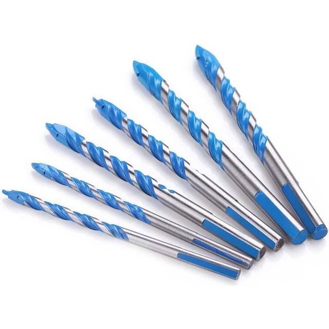 (10mm) 6/8/10/12mm Triangle Drill Marble Twist Drill Bit Ceramic Glass Tile Twist Drill Bit