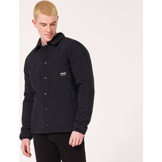 Quilted Sherpa Jacket M Blackout (S) - Svart (S)