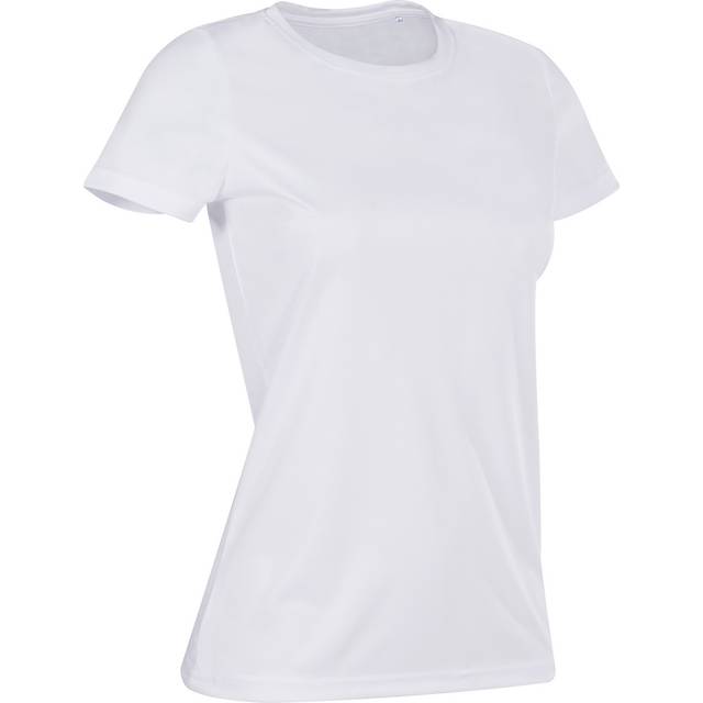 (XL, White) Stedman Womens/Ladies Active Sports Tee