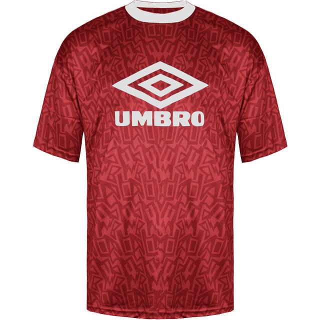 Umbro graffiti mens burgundy t-shirt