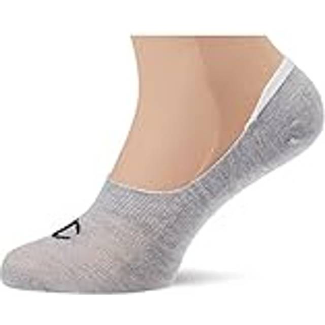 Champion Footies - 2-pack - Gråmelerad m. Logo - Champion - 43/46 - Strumpor