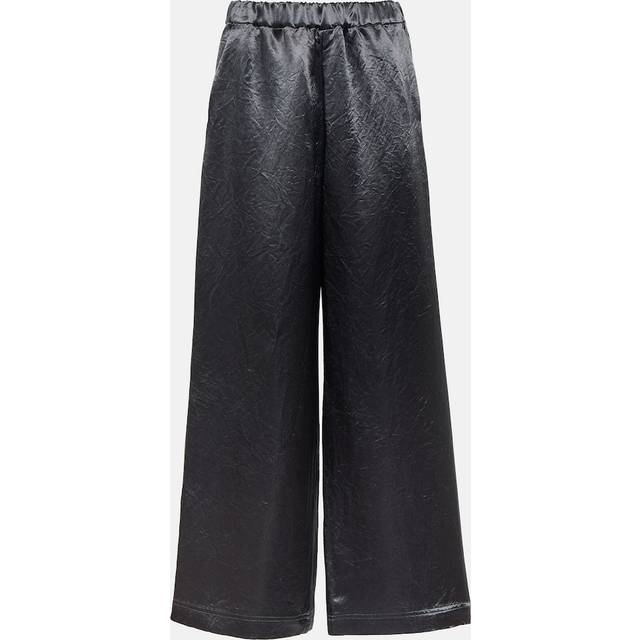 Max Mara Acanto satin wide-leg pants