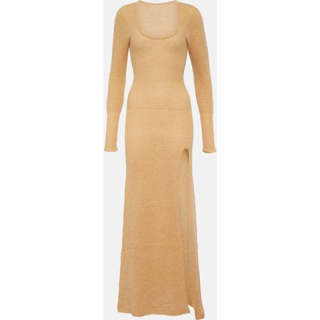JACQUEMUS Beige Le Chouchou 'La Robe Dao' Maxi Dress - 180 Dark Beige - FR 40
