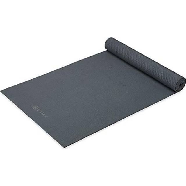 Gaiam Yoga Mat Premium Solid Color Non Slip Exercise & Fitness Mat for