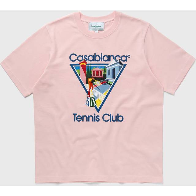 Le Joueuse Tennis Club Design Pink T-Shirt - M
