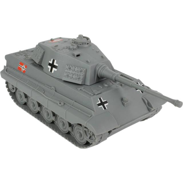 BMC WWII Gray German King Tiger Toy Tank 1:32 Scale for 54mm Army Men Soldier Figures