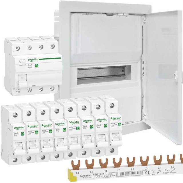 Schneider Resi9 Fasskena 11 mod 3-pol 10mm²
