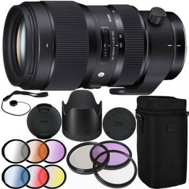 Sigma 50-100mm f/1.8 DC HSM Art Lens for Canon EF Filter Bundle