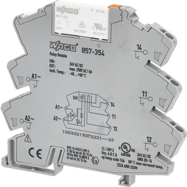 857-354 - Switching relay AC 24V DC 24V 857-354