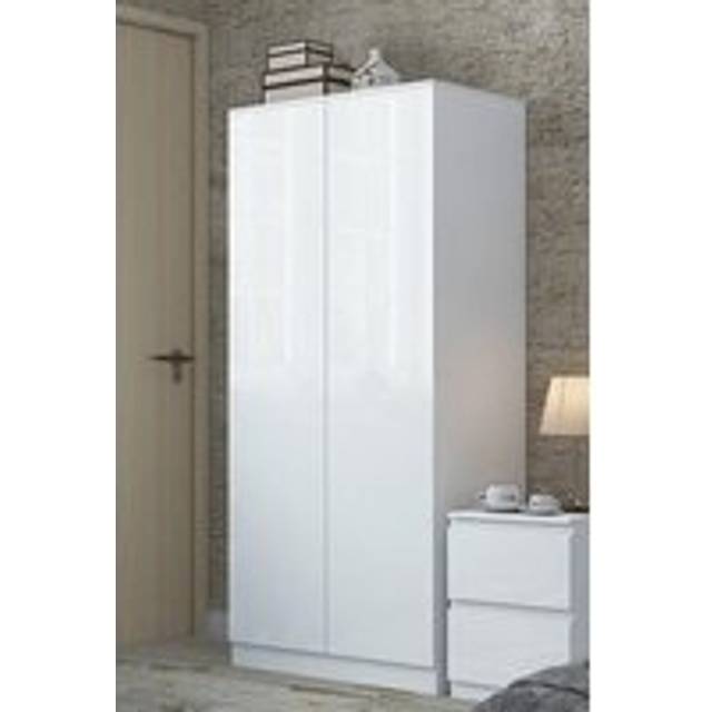 FWStyle Stora 2 Door White Gloss Wardrobe