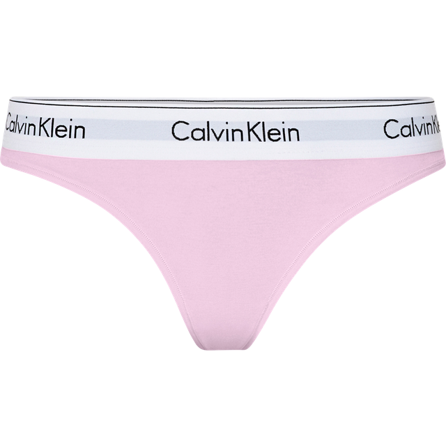 Calvin Klein Classic Logo Thong - Lilac