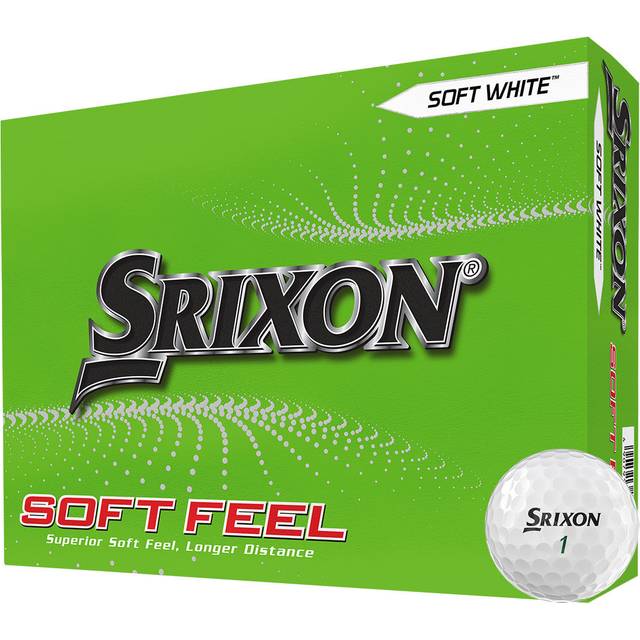 Srixon Soft Feel Golf Balls - White - 12 Pack
