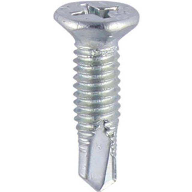 TIMco 230Z Self Drill PVC Screw Phillips Facet CSK BZP M4 x 13mm Box of 1,000