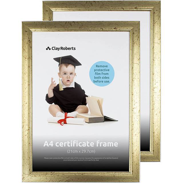 2 Piece Single Picture Frame Set - Black