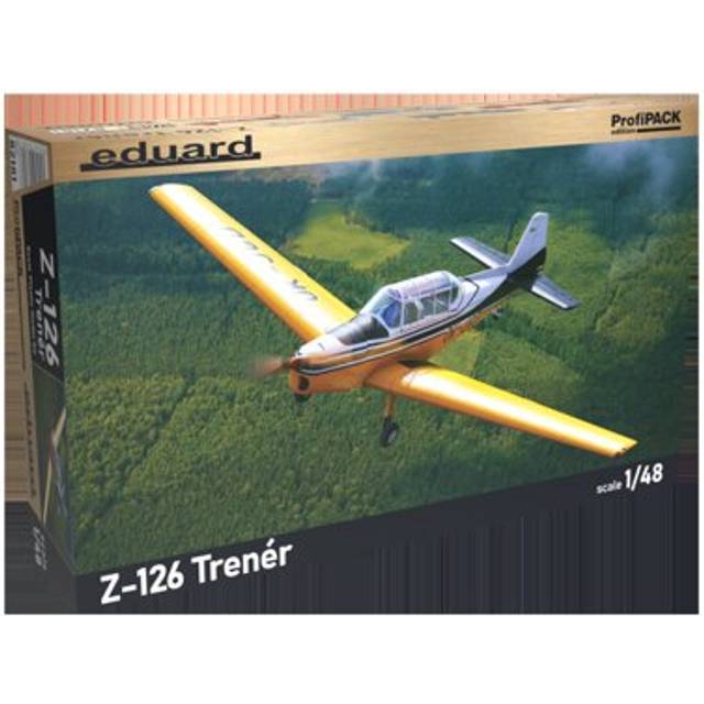 Eduard 82181 Zlin Z-126 Czechoslovak Plane ProfiPack 1:48 Plastic Model Kit