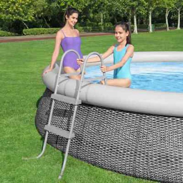 Bestway 2-Step Pool Ladder Stair Step Ladder Swimming Pool Ladder Flowclear