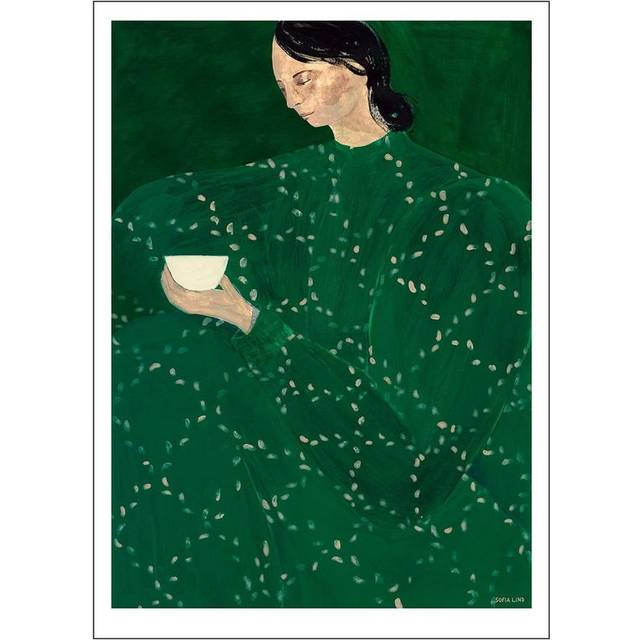 Poster & Frame - Coffee Alone At Place De Clichy af TPC x Sofia Lind - Affisch - Coffee Alone At Place De Clichy - 50 x 70 cm