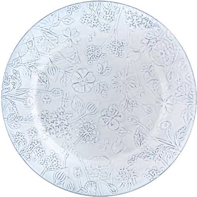 Bordallo Pinheiro - Flora tallrik 34,5 cm antikvit