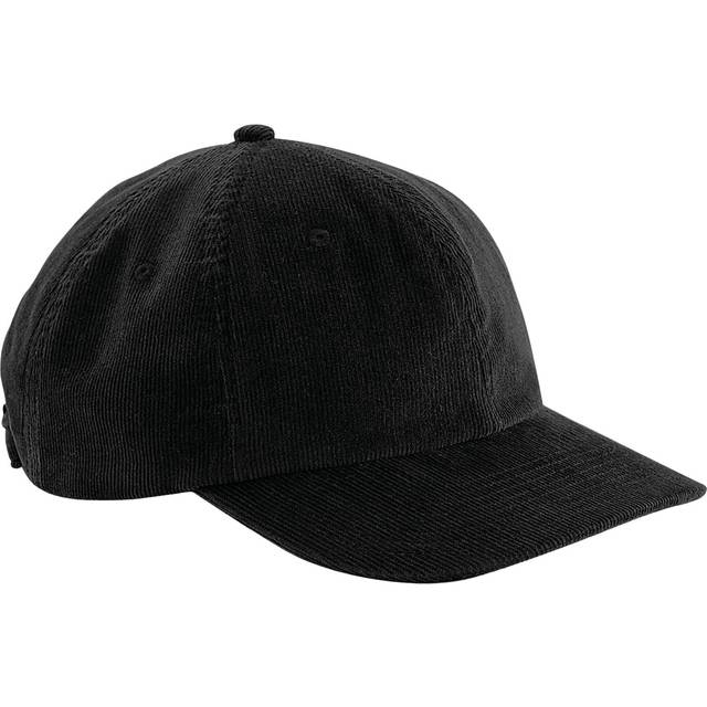 (One Size, Black) Beechfield Unisex Adult Heritage Cord Cap