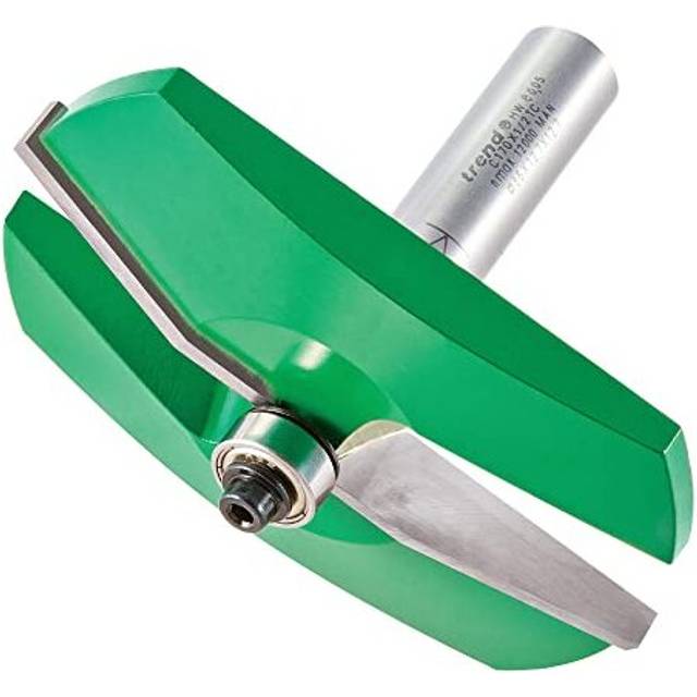 Trend CRAFTPRO Bearing Guided Bevel Panel Raiser Router Cutter 86mm 12.7mm 1/2"