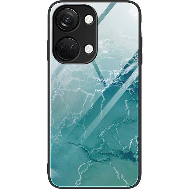 OnePlus Nord 3 (5G) Skal med Glasbaksida - Turkost Marmor