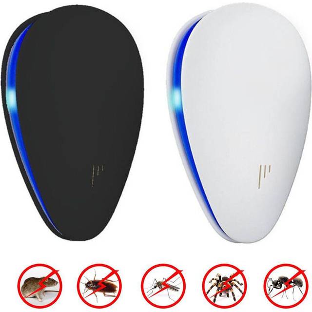 Loskii BR-04 2018 Enhanced Ultrasonic Plug-in LED Anti Mosquito Pest Insect Killer Repeller