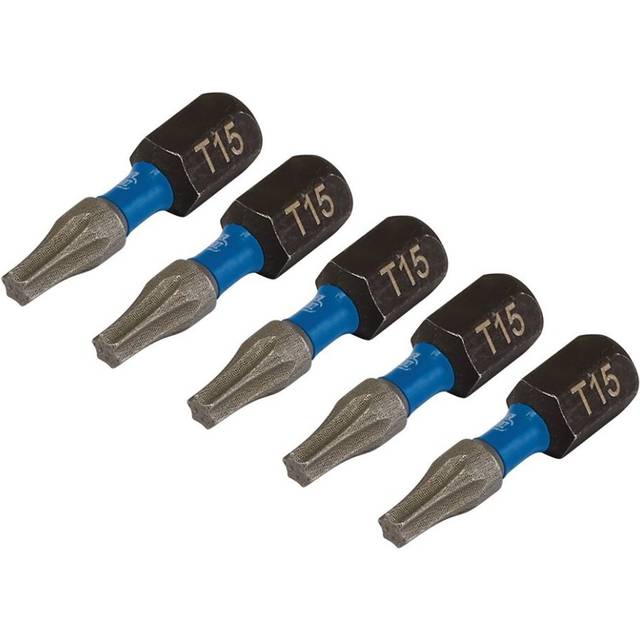 Draper Expert 05492 TX-STAR® Impact S/Driver Bits T15x25mm 1/4" He...