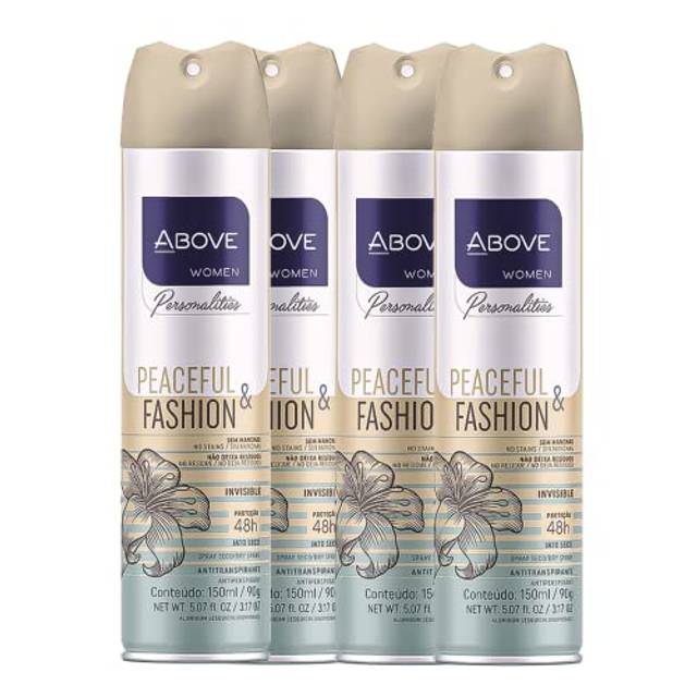 48 Hours Personalities Antiperspirant Deodorant Set - Peaceful and Fashion Women 4 pc