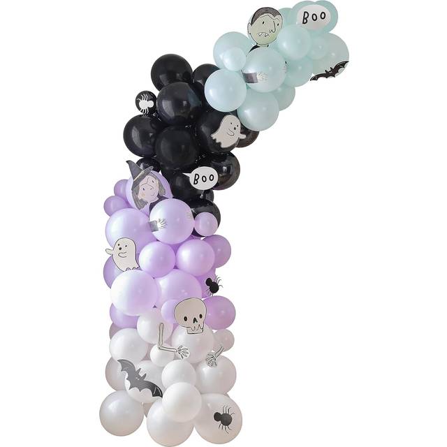 Ginger Ray Halloween Balloon Arch Decoration with Halloween Characters