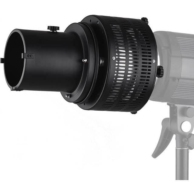 Metal Bowens Mount Focusing Snoot Reflector Flash Diffuser for Photography Artistic Effect