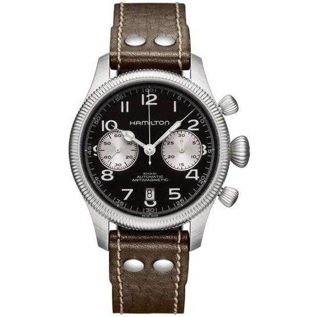 Hamilton Khaki Pioneer Auto Chrono D - Black