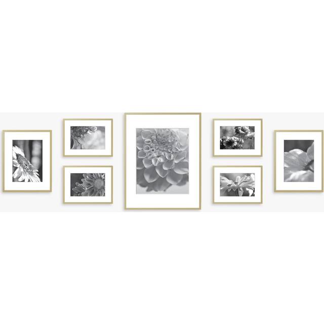 nielsen Gallery Aluminium Gallery Set Multi-aperture Photo Frames, 7 Photo