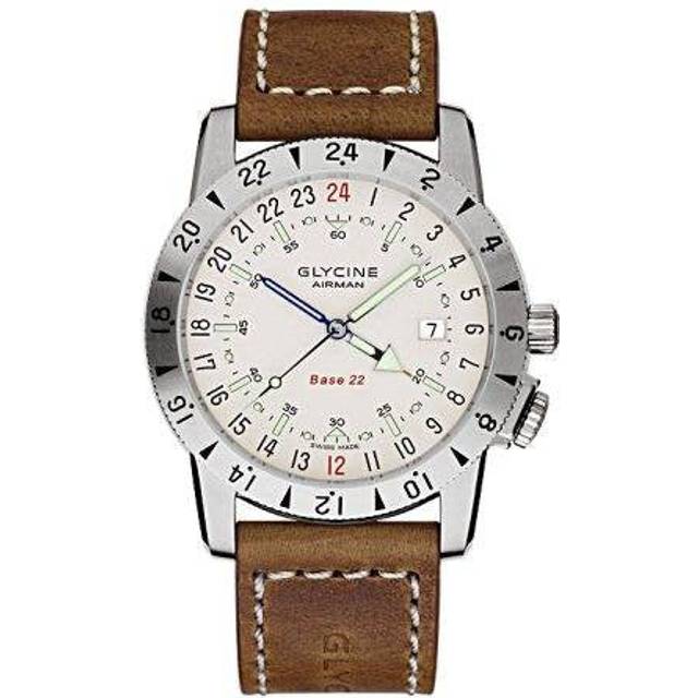 Glycine Watch Airman Base 22 GA Version - Silver