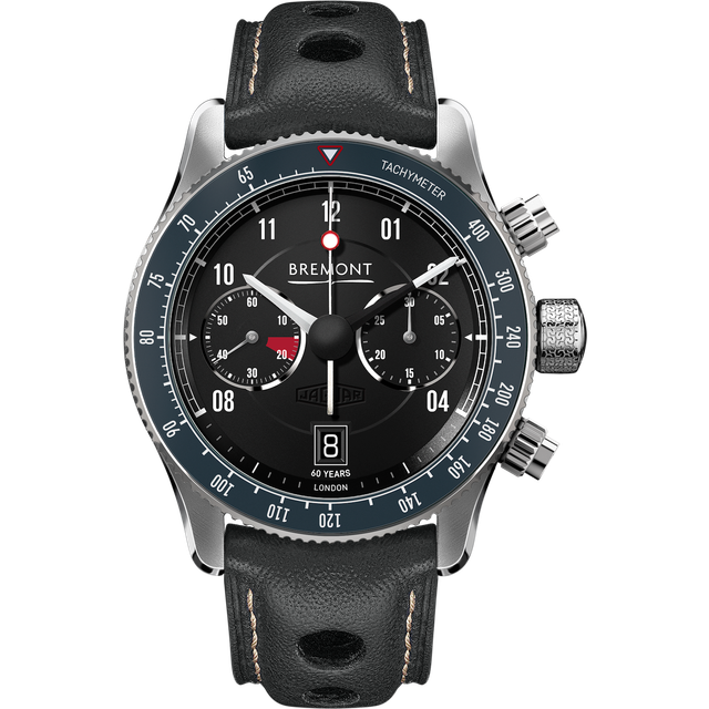 Bremont Watch Jaguar E-type 60th Anniversary Flat Out Grey Limited Edition - Black